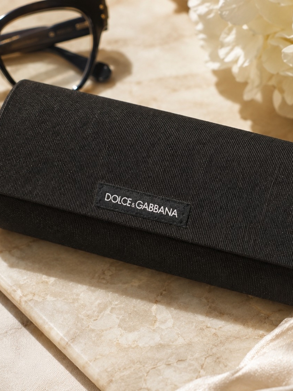 Dolce & Gabbana Black Glasses Case